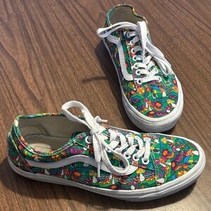 Vans Old Skool Tapered Mushroom Floral Shoes Men’s 7.5 Womens 9 Sneakers